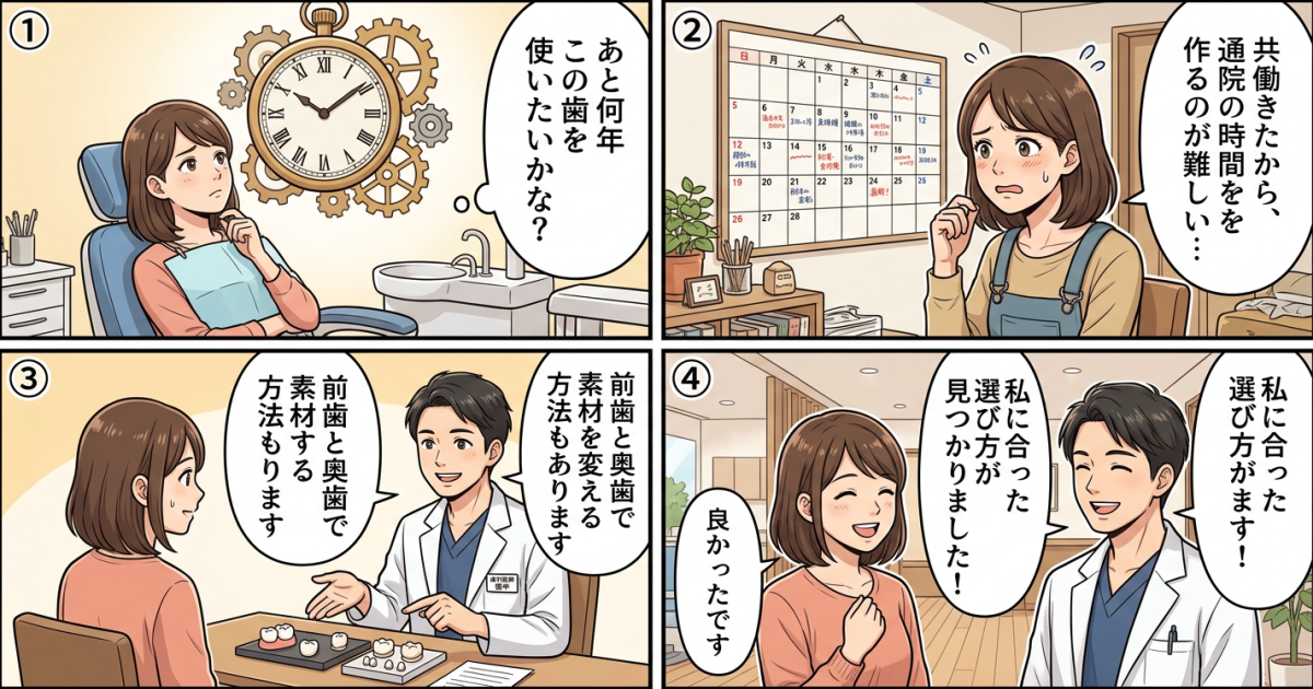 なぜ保険の治療は再発しやすい？自費治療との「寿命」と「精度」の違い