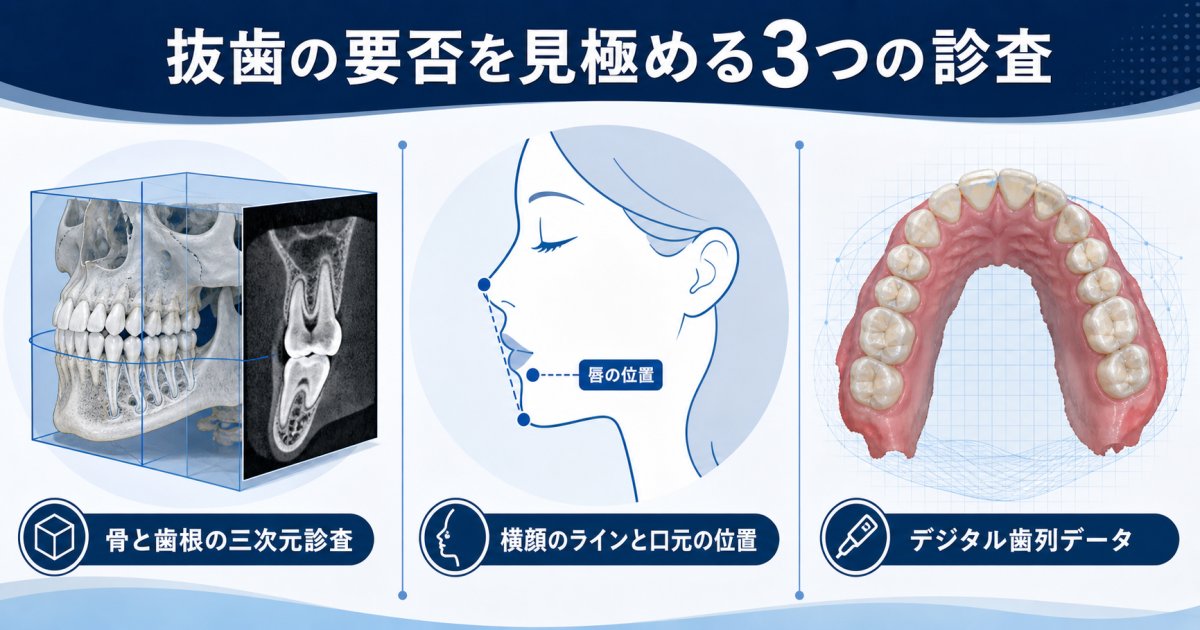 歯科医師が抜歯の要否を判断する具体的な見分け方と基準