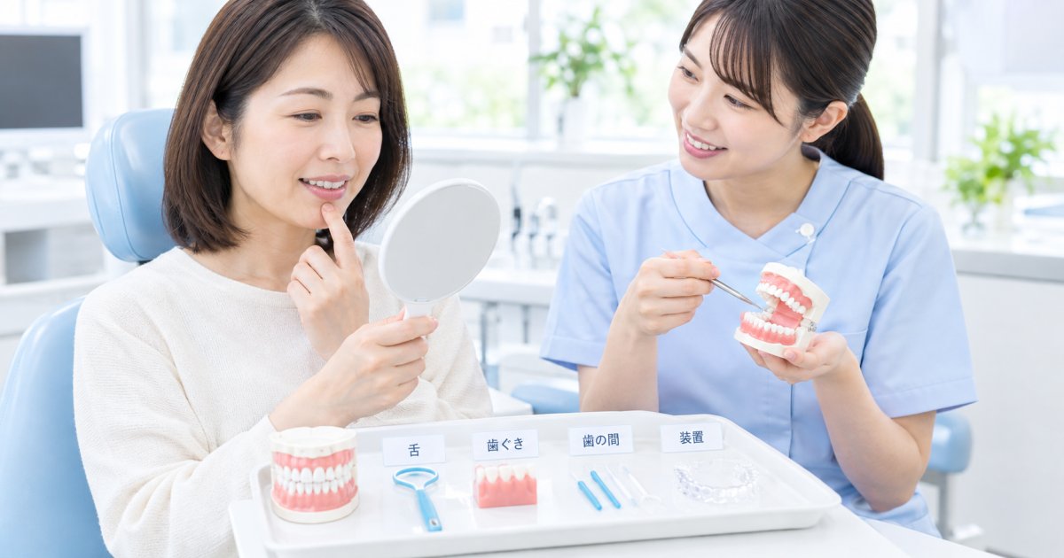 口の中が原因なら、どこに目を向ければよいですか？